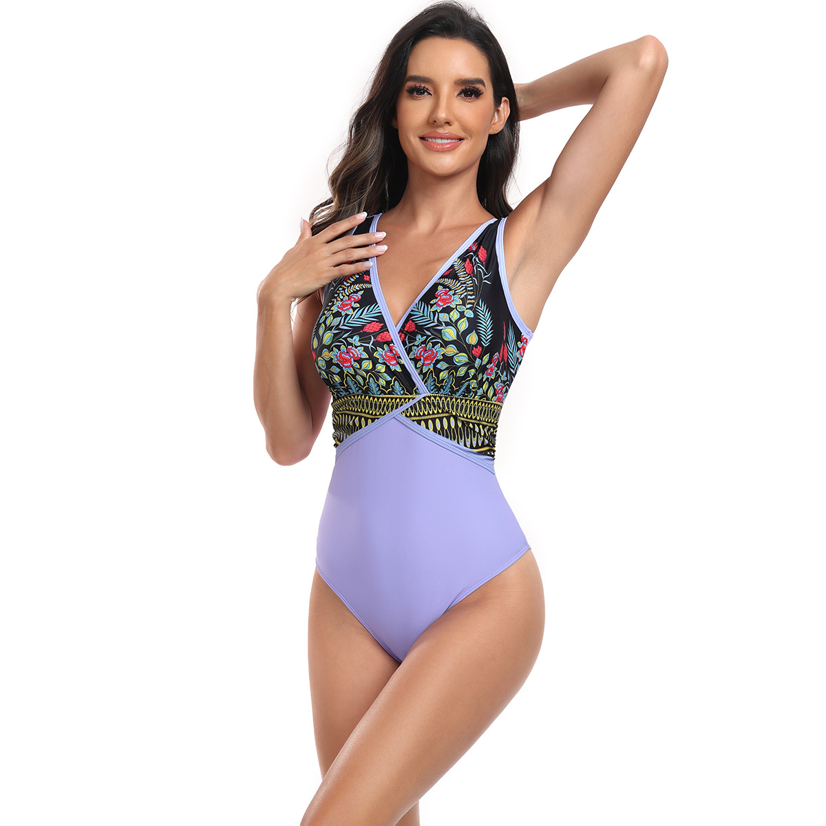 Women's Elegant Ditsy Floral 1 Piece One Piece Swimwear display picture 12