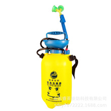睿英5L8L压力冲眼器验厂 紧急冲淋双口洗眼 便携式洗眼器