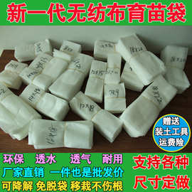 工厂现货无纺布育苗袋育苗容器袋营养袋树苗杯种植袋可降解育苗袋