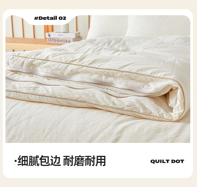 Class A Comforter Soybean Fiber Quilt Spring Autumn 2-in-1 Mother-Child Duvet Student Dormitory Single Person Thickened Winter Quilt Core