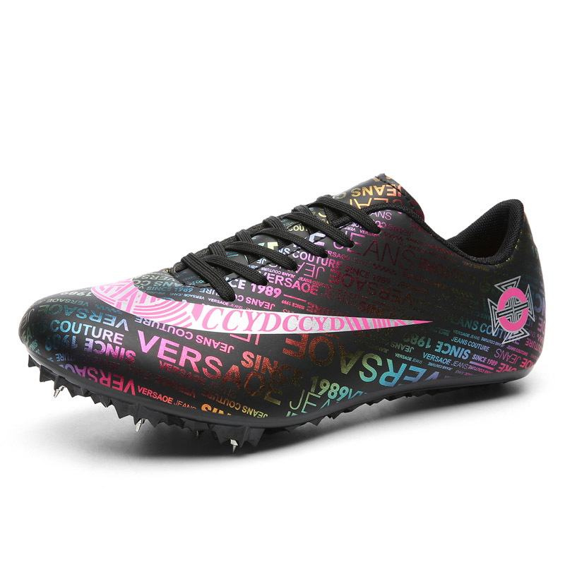 Zapatillas de pista entrenamiento integral resistente al desgaste zapatos de punta juvenil zapatos cortos para correr zapatos de pista para hombres y mujeres zapatos de entrenamiento de competencia