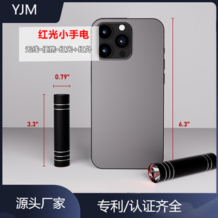 USB whole body red light infrared light therapy LED red light small flashlight portable rechargeable 1000 mA therapy instrument