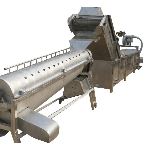 供应鸡爪浸烫脱皮机成套设备 时产2吨鸡爪去皮生产线 源头工厂