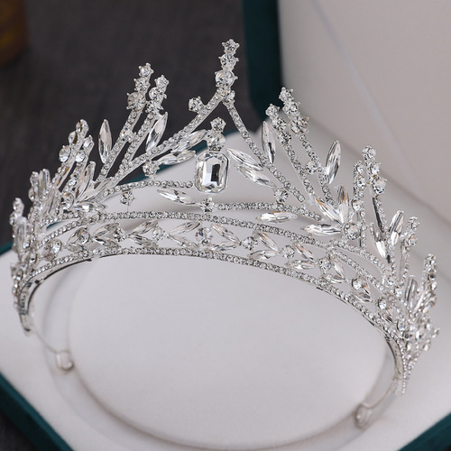 New wedding crown wedding headband luxury crystal baroque bridal large crown hair accessories crown