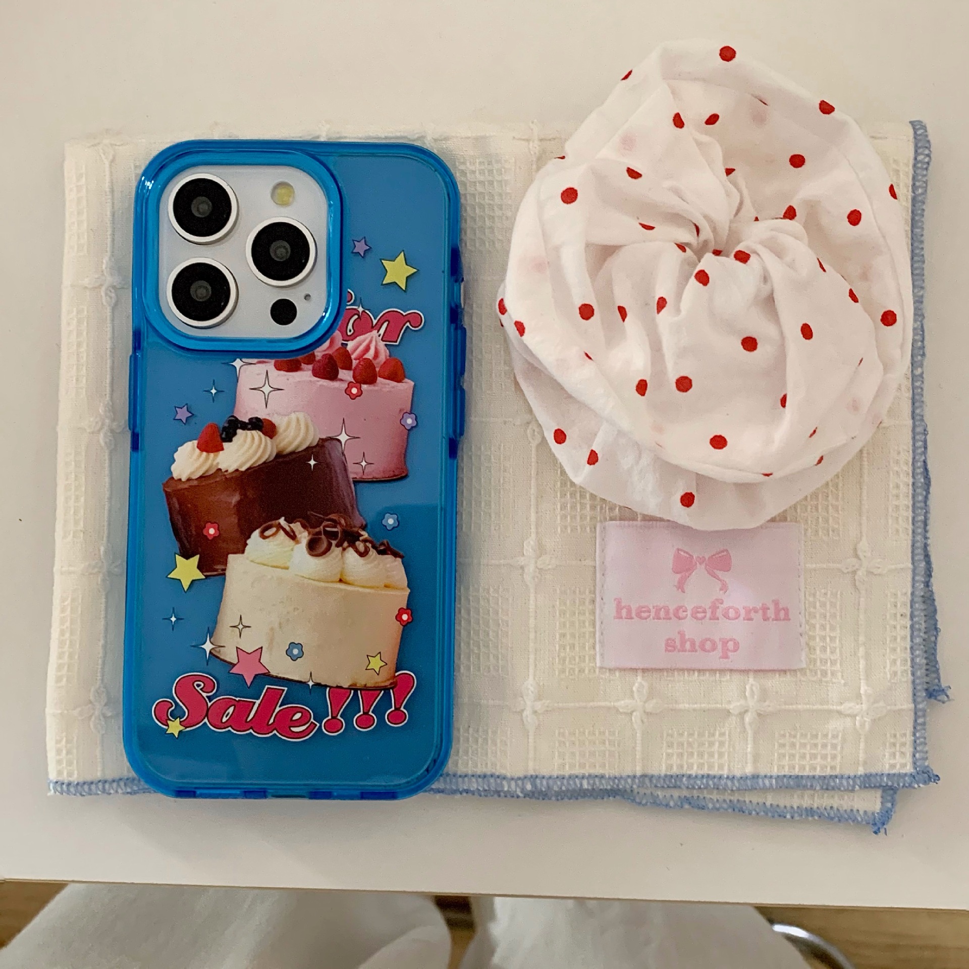 Retro American dessert cake for iPhone14pro max Apple 15 mobile