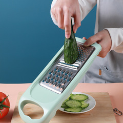 Multifunctional vegetable cutter Kitchen household three-in-one potato grating, cucumber slicing, garlic radish grater
