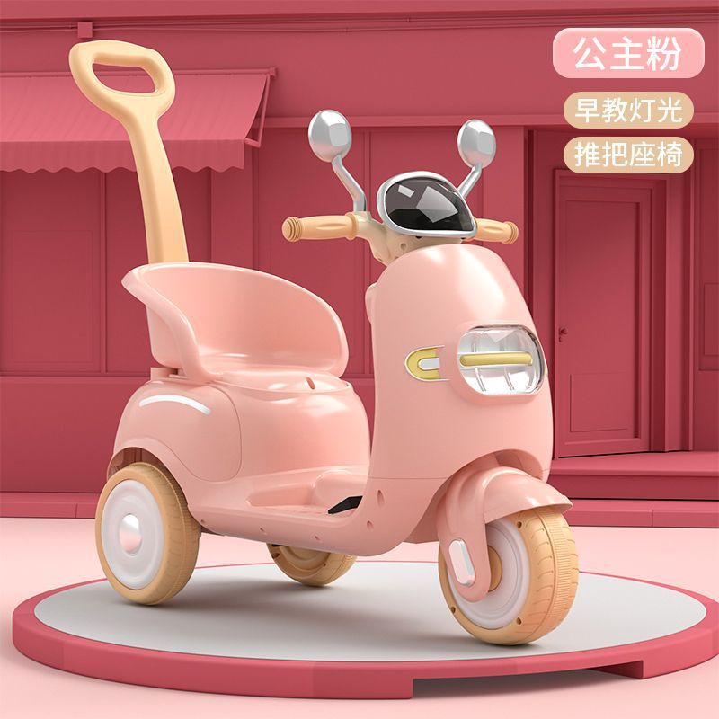 El triciclo eléctrico de la motocicleta de los nuevos niños con la barandilla se puede utilizar para el lote recargable doble del coche de la batería 1-3-6 años