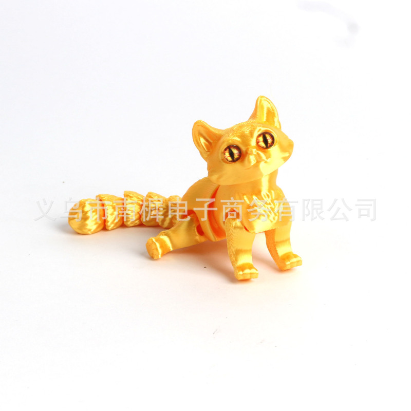 3D打印可爱小猫咪萌宠桌面摆件手办模型新品玩具跨境地摊批发代发|undefined