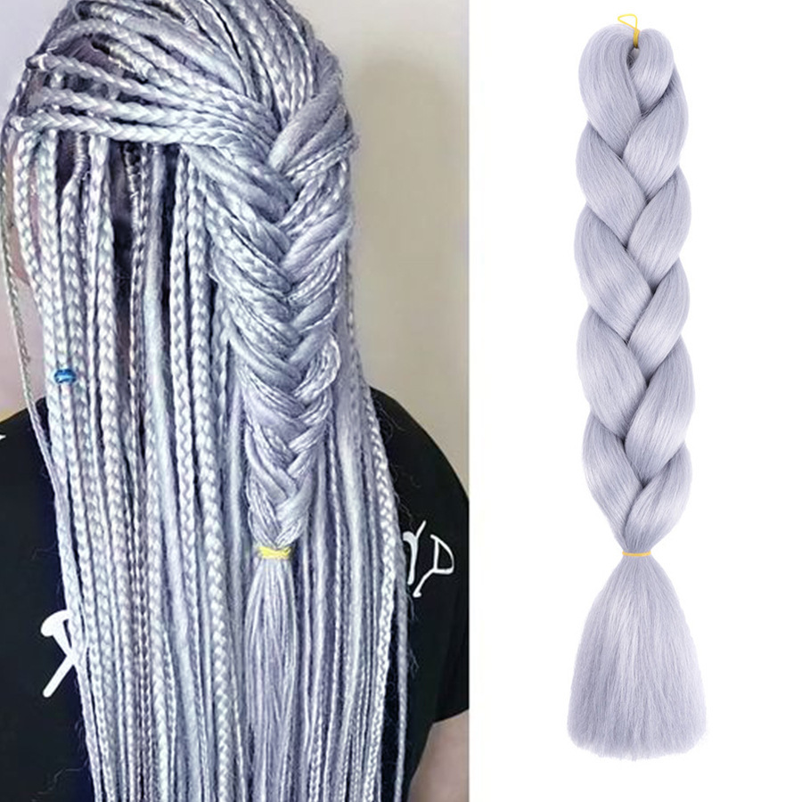 Trenzas Africanas Sintéticas de Fibra de Alta Temperatura para Crochet image 46