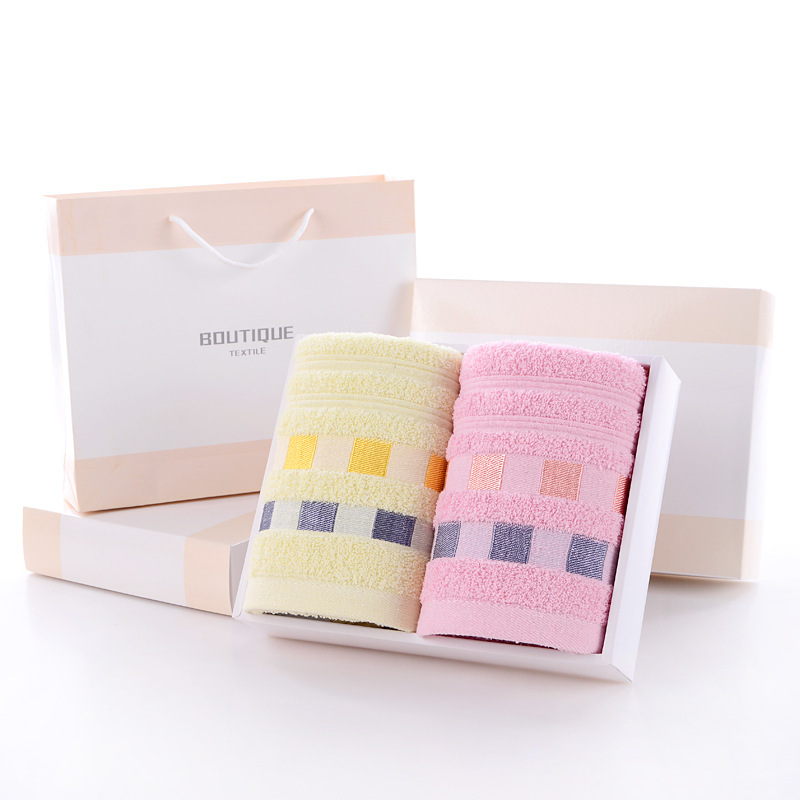 Towel gift box single double towel suit company welfare gifts wedding return birthday gift wholesale