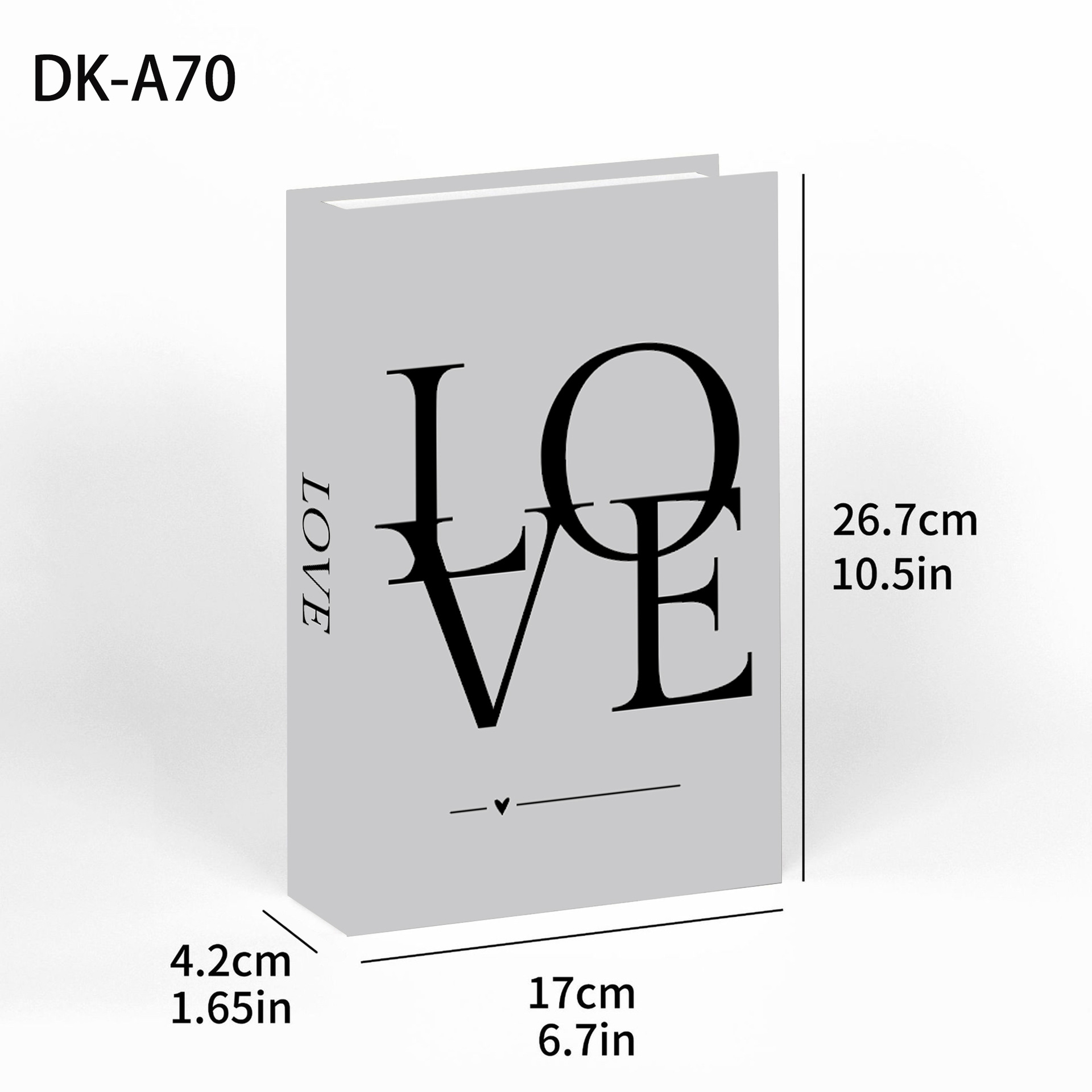 Libros Decorativos Plegables de Simulación de Papel Estucado para Mueble de TV