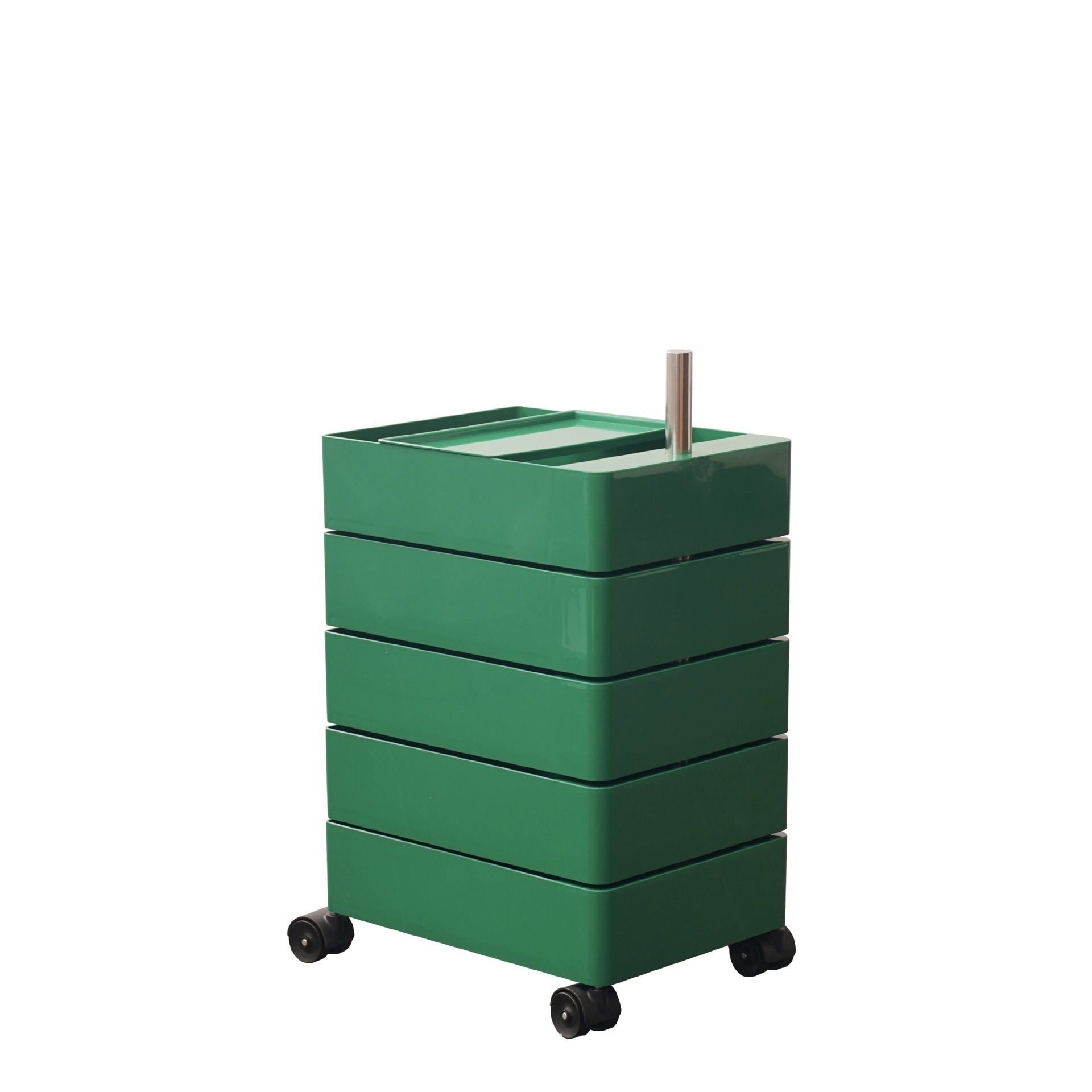 Gabinete de almacenamiento giratorio, mesera de cama móvil, armario lateral, armario nórdico simple, armario de cosméticos de red, armario de cosméticos