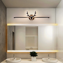 鏡前燈LED衛生間鏡櫃浴室洗漱台壁燈網紅現代鹿角創意梳妝台燈具