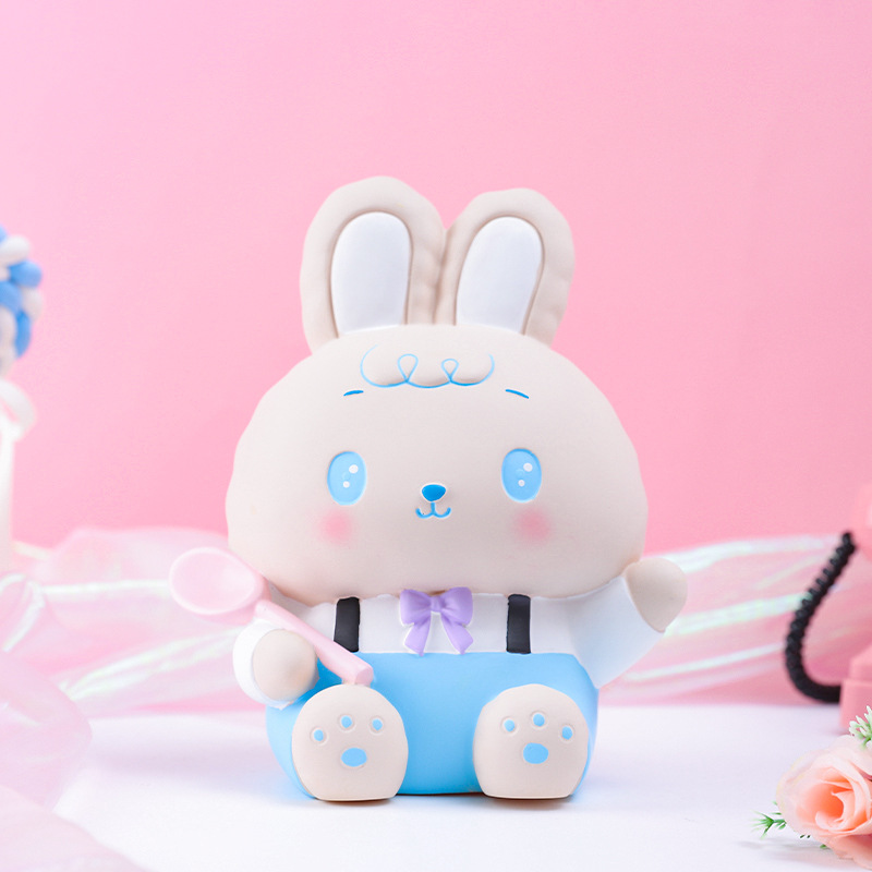 Emocional capabala alcancía vinilo durable alcancía regalo para niños decoración de escritorio entrega de una sola pieza