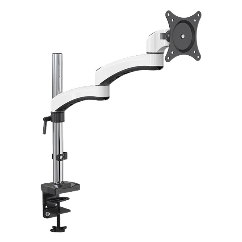 Gibbon soporte de exhibición de escritorio de doble sección telescópica aleación de aluminio 8kg de elevación giratoria industrial FE112C aumento de la altura