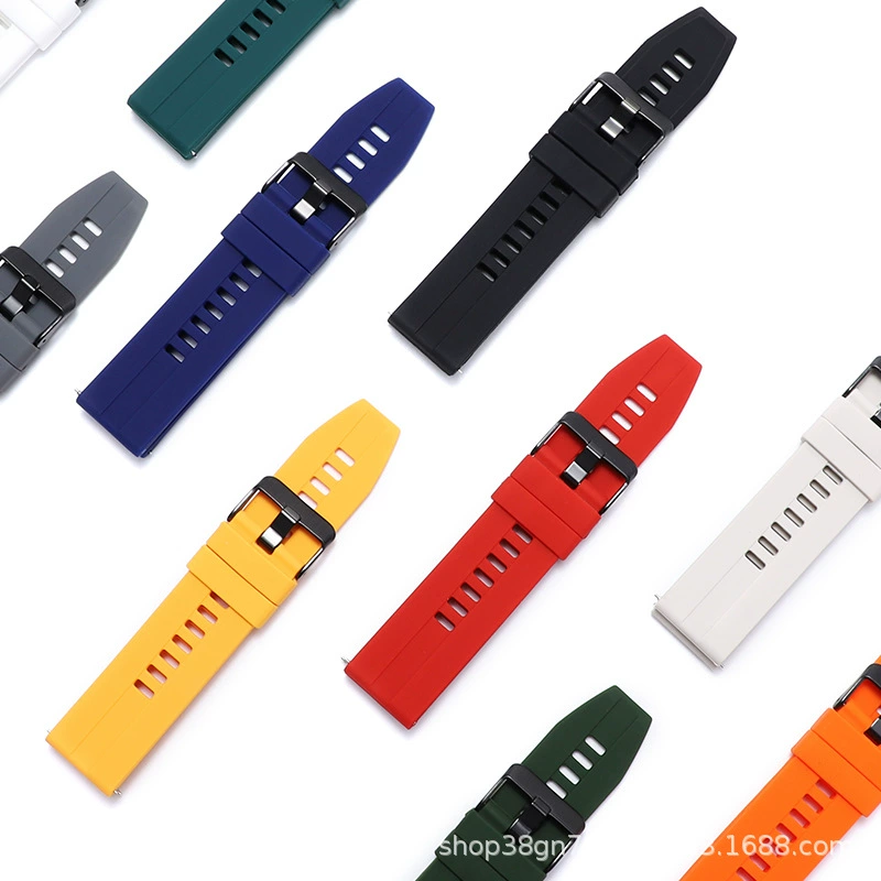 Прямой завод, высококачественный монохромный силиконовый ремешок для Huawei GT2gt3 Glory 2ePro Samsung, ремешок для часов