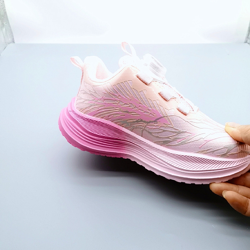 32-37 zapatos deportivos de algodón para niños, zapatos de correr para niños, zapatos de cuero ligeros para niños, zapatos giratorios