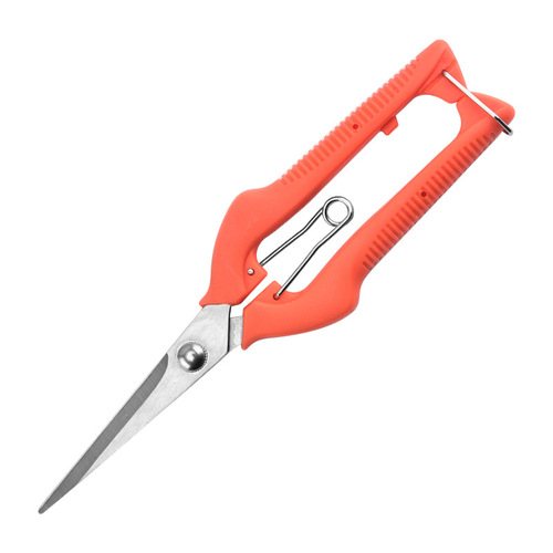 Factory supplies garden telescopic pruning scissors, grafting flower scissors, stainless steel fruit picking scissors, gardening potting scissors