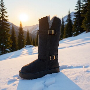 �羳��Ƥëһ�wѩ��ѥ2025�¿�Ůʿ��Ͳ�Tʿѥ��ů�Ӻ�ٴ��LͲѥ