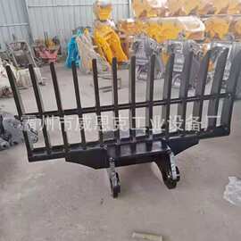 多齿耐磨消防救援钉耙 火场废墟扒找耙应急抢险清理专用工具