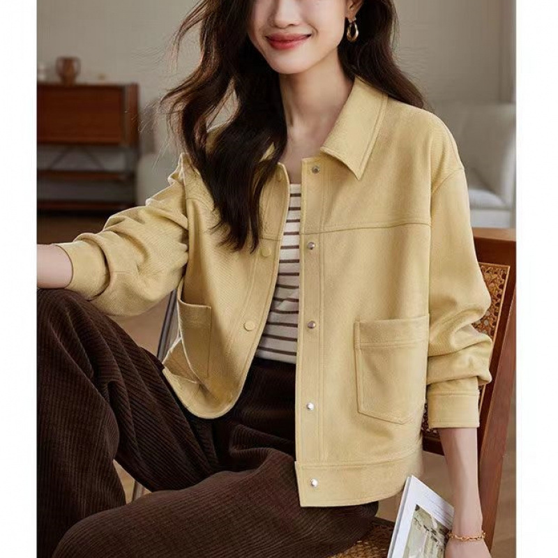 软糯短外套女2025秋季今年流行时尚潮流百搭休闲洋气长袖夹克上衣|undefined