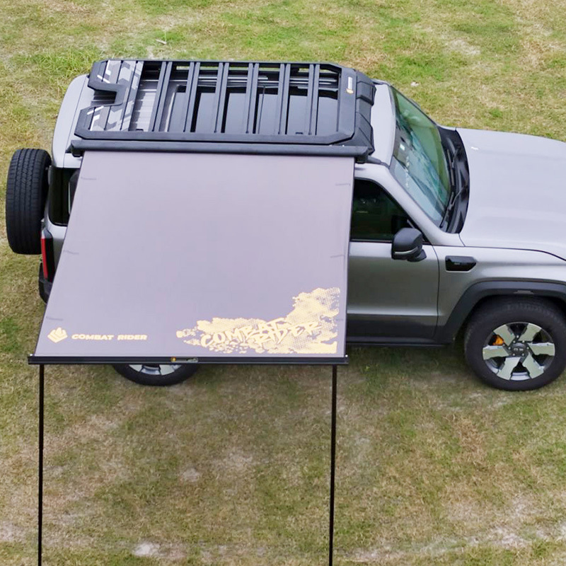 Beijing BJ40 roof rack side ladder schoolbag side account explorer car modified aluminum alloy roof platform