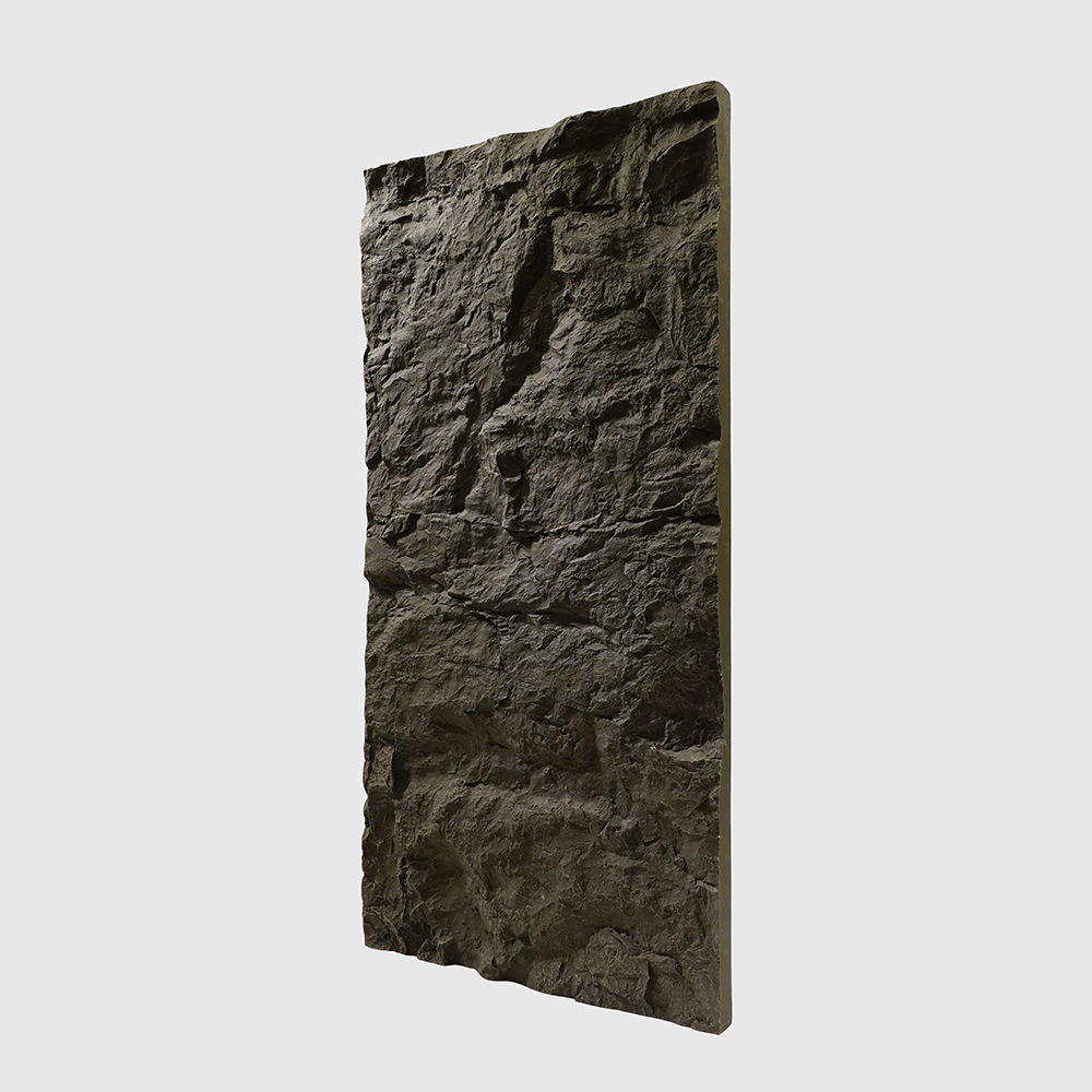 PU piedra de cuero de roca de esquisto nuevo ladrillo Cultural Natural artificial ligero simulación piedra cultural villa de piedra exterior de la pared de fondo