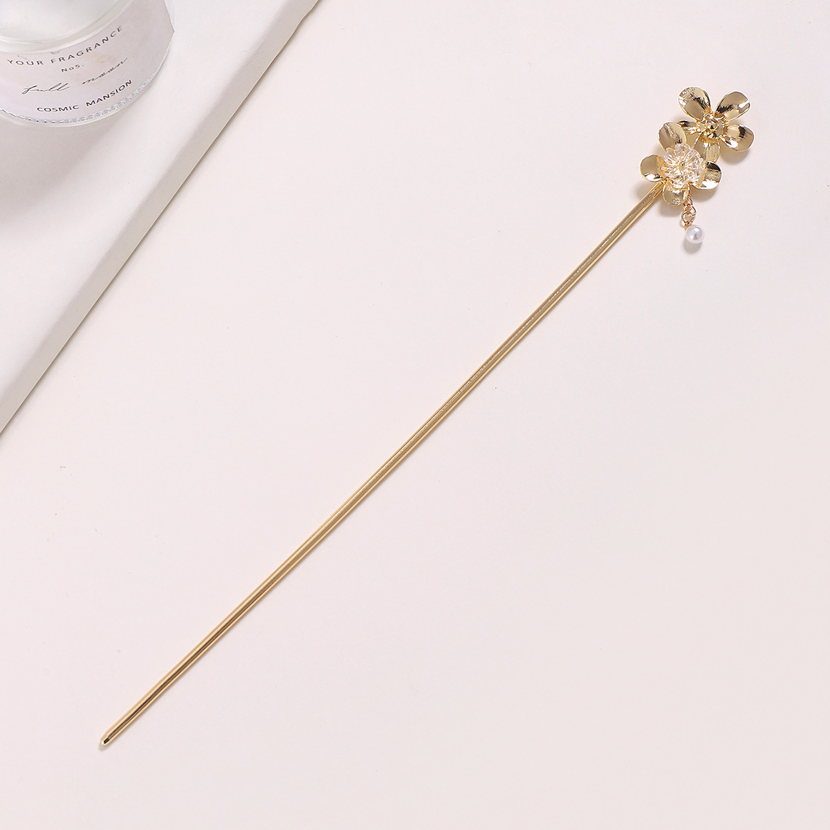 Horquilla antigua accesorios para el cabello simple diario updo horquilla estilo antiguo tocado Perla palo horquilla antiguo traje Hanfu Accesorios