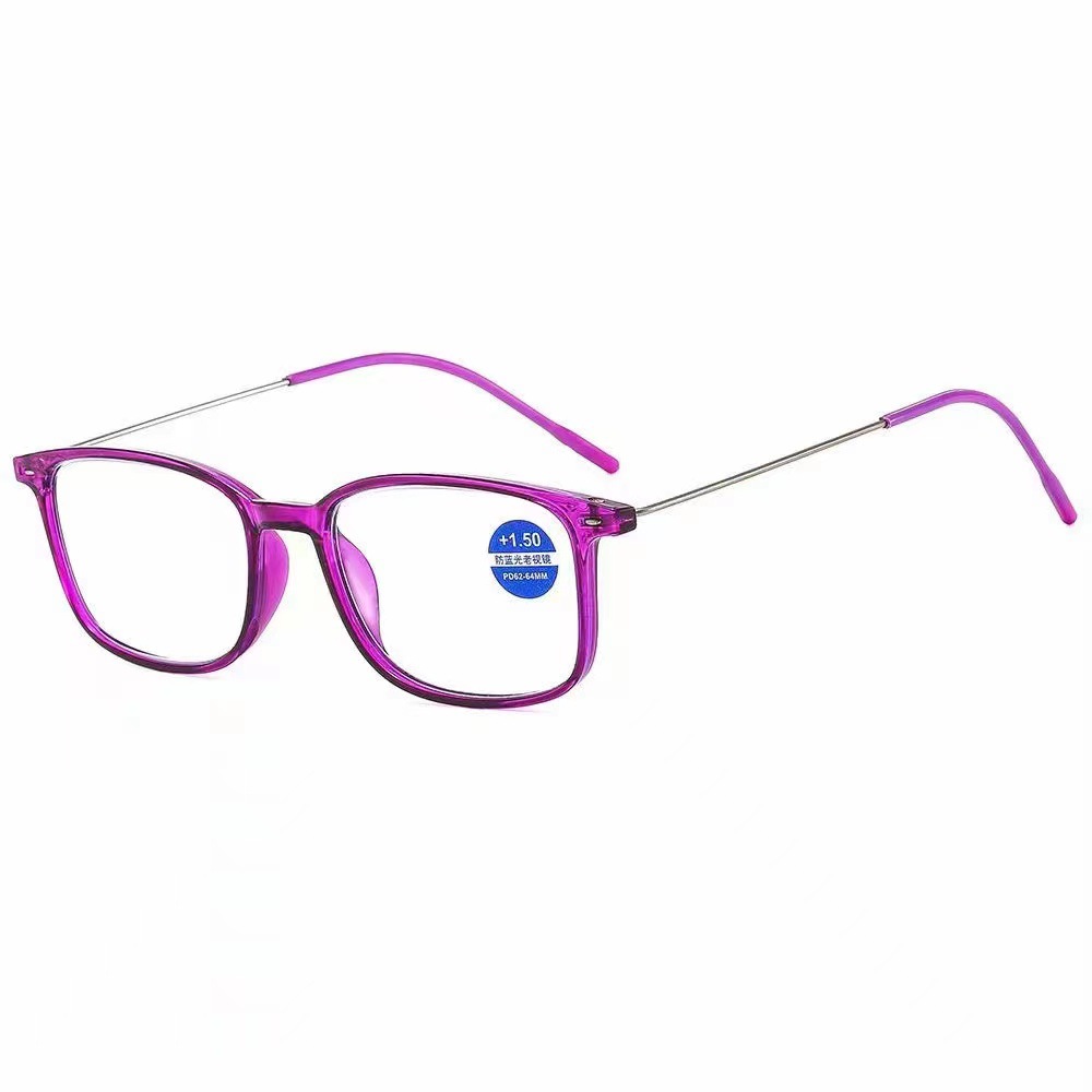Fashionable lightweight reading glasses for women, high-definition blue light blocking, elegant elderly glasses, comfortable far-sighted reading glasses