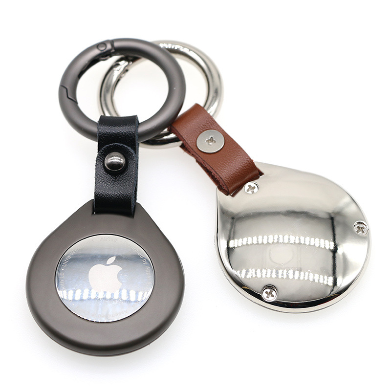 Nuevo AirTag funda protectora de Apple airtag llavero de metal anti-perdido tracker posicionamiento aleación funda protectora