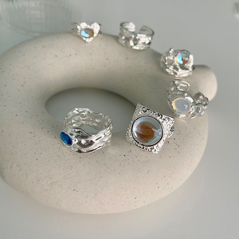 Fashion Geometric Copper Plating Open Ring