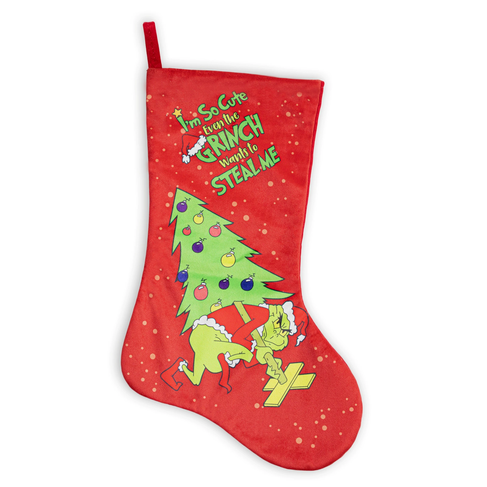 Green Christmas Grinch Socks