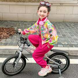 女童秋装套装新款儿童外套网红炸街运动两件套宝宝春秋款衣服
