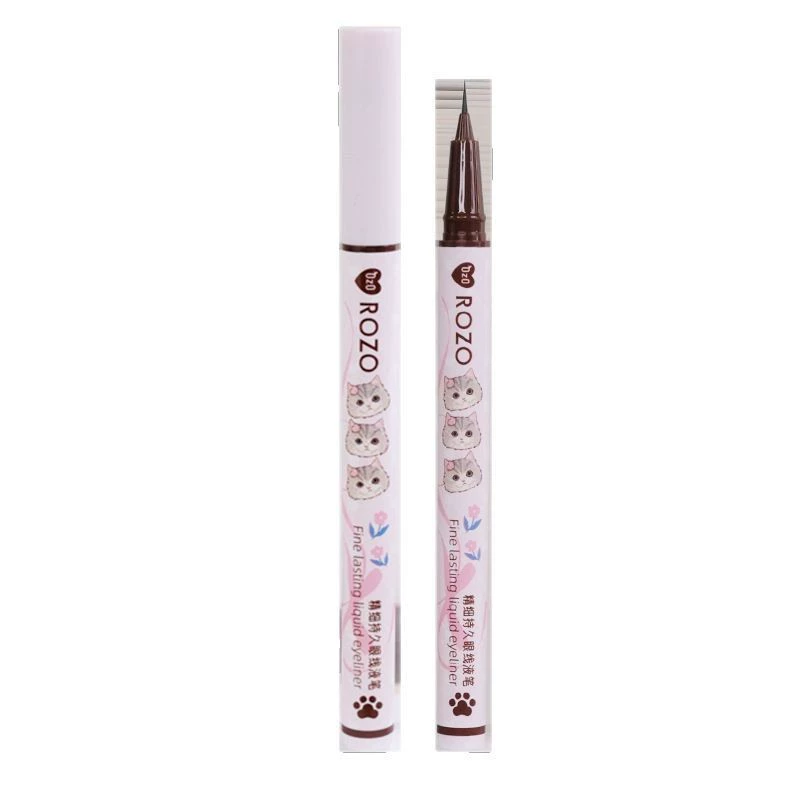 Liquid Eyeliner ROZO waterproof quick-dry, long-lasting, smudge-proof