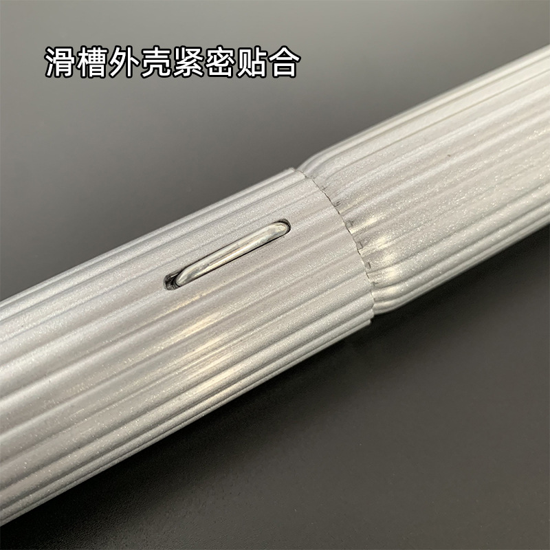 Fabricante de aleación de aluminio en stock barra de extensión cepillo de cilindro de extensión libre especial industrial grueso barra de extensión cabeza de rosca