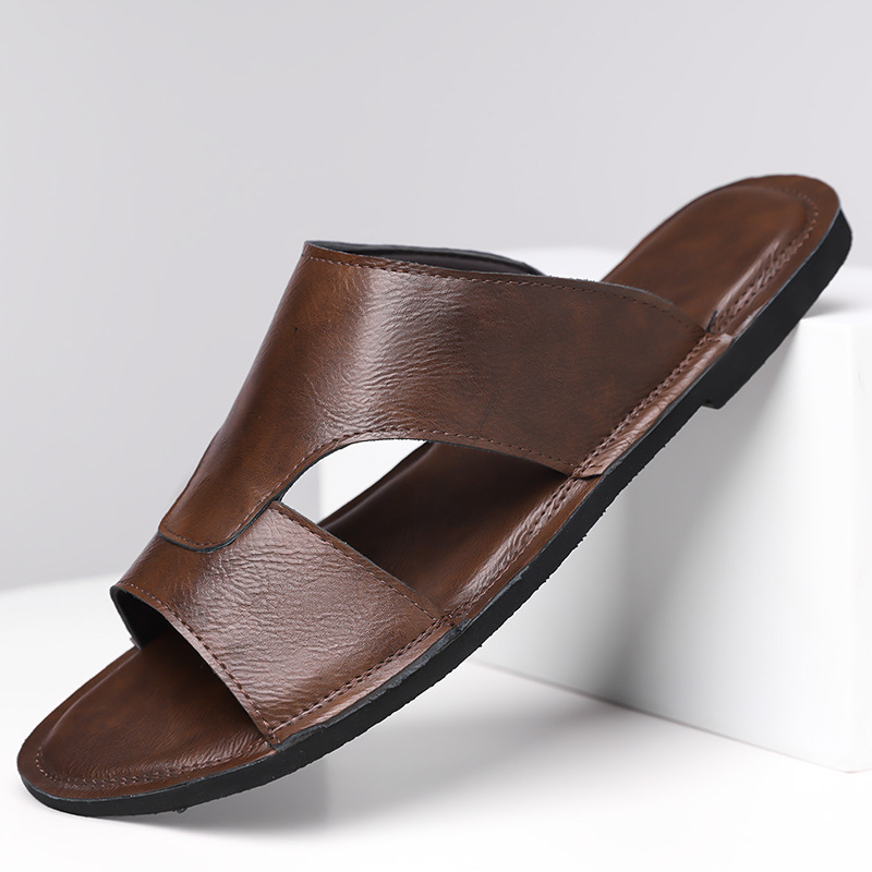 Outdoor Large Size Slippers for Men 2026 Summer New Model Men's Cross-Border Amazon