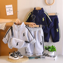 工厂拿货儿童外套套装秋冬长袖男女童韩版洋气中小童运动包包套装