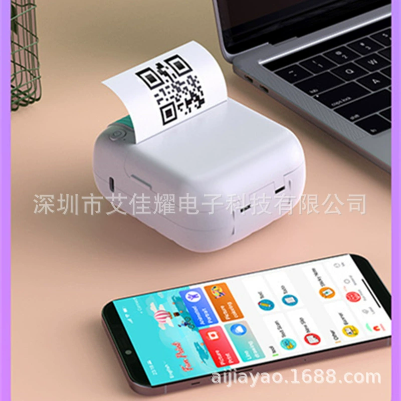 (Cross-border trading), small wireless printer for students, photo, new collection, bluetooth
