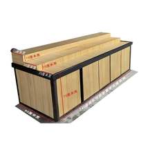 超市靠墙阶梯货架零食展示散称装食品糖果饼干水果堆头拆装陈列柜