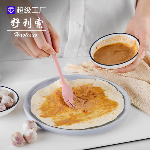 Silicone oil brush Food grade silicone oil brush High temperature resistant baking pancake barbecue oil brush