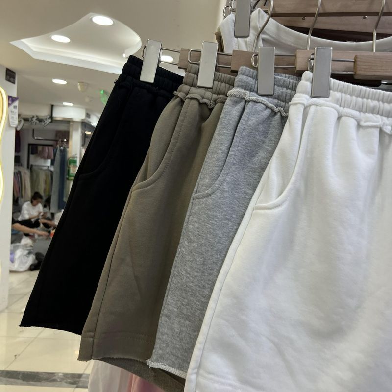 Damen Freizeithose Aus Baumwolle Mit Weitem Bein Und Kordelzug_voghion.com