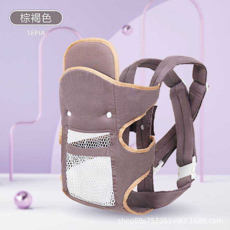 【护头婴儿背带】前抱式前后两用多功能横抱宝宝交叉双肩背带外贸