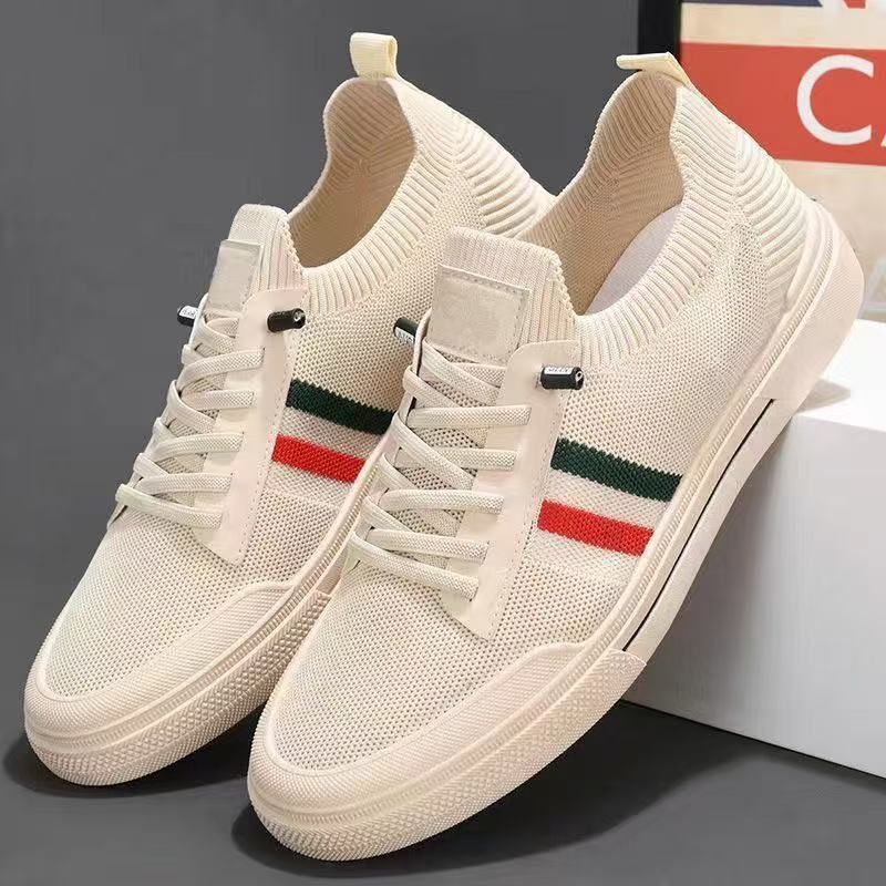 Summer trend white sneakers for students