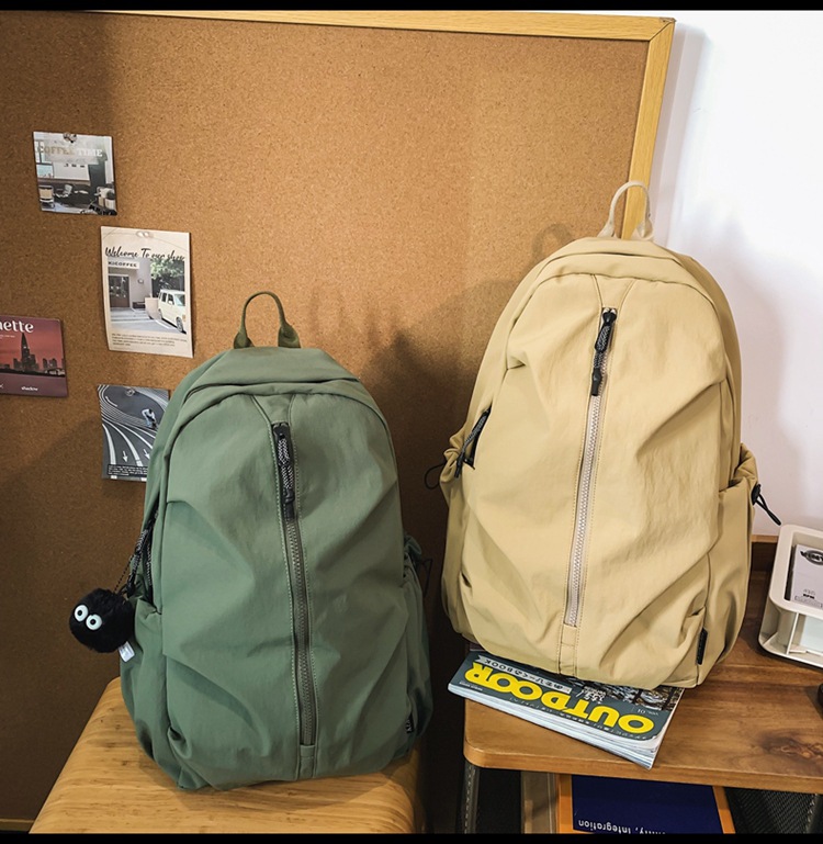 337g Weight Polyester Lining Material Sewing Thread Fashion Element Zipper Closure Type Double Shoulder Straps Strap Type Zipper Backpack Bags Type Holiday, Travel Occasion Oxford Cloth Material Waterproof Function Hiking Backpack Backpack Solid Color Pattern All Seasons Season Unisex Gender Classic Style, Sports Style Square Shape Large Size Waterproof Solid Color Holiday Travel Hiking Backpack 27