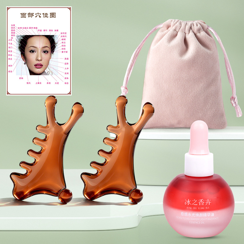 Masaje del cuero cabelludo pein meridianos tratamiento de la cabeza de cinco garras facial extracción de músculos alrededor de los ojos puntos de acupoints artefacto de la nariz endurecer nariz hermosa herramienta de salud puente nasal