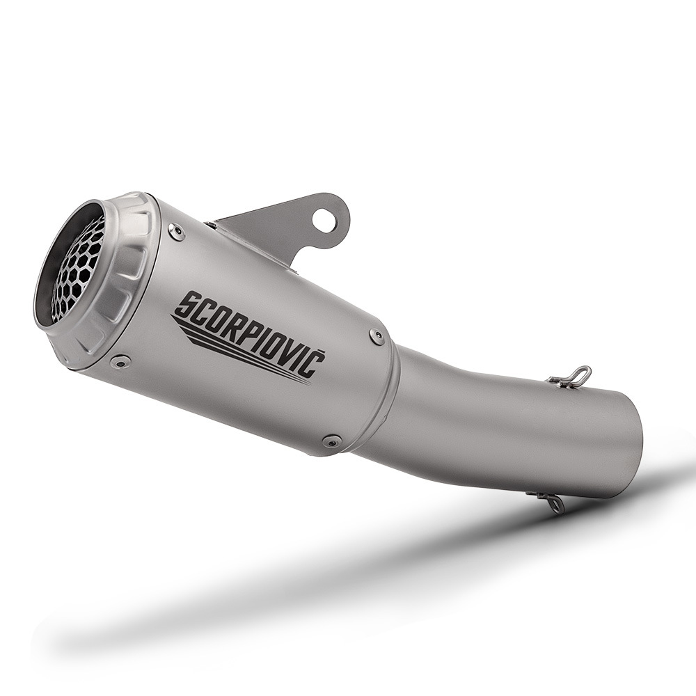 Motorcycle Exhaust Pipe Suitable for Zhang Xue 500Rr Stainless Steel Integrated Mid-Tail Muffler Original Interface