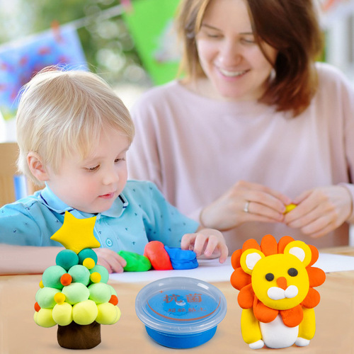 Ultra-light clay diy children's colored mud creative handmade toy set plasticine clay mold space mud wholesale