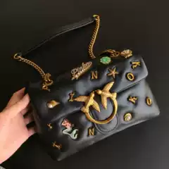 New pinko same Mermaid Pillow bag puff puff swallow bag chain shoulder Women's bag High version