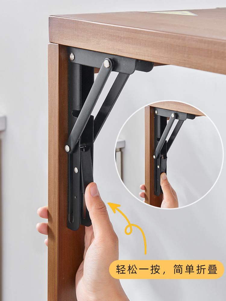 Madera maciza plegable bar Mesa hogar pequeño apartamento retráctil sala de estar alta bar Mesa ratán balcón mesa de comedor instalación-libre