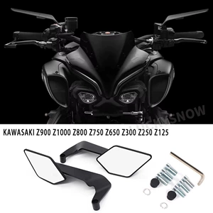 Подходит для Kawasaki Z900 Z650 Z1000 Z800 Контактный контакт Регулируемый крыло зеркал заднего вида заднего вида зеркала заднего вида
